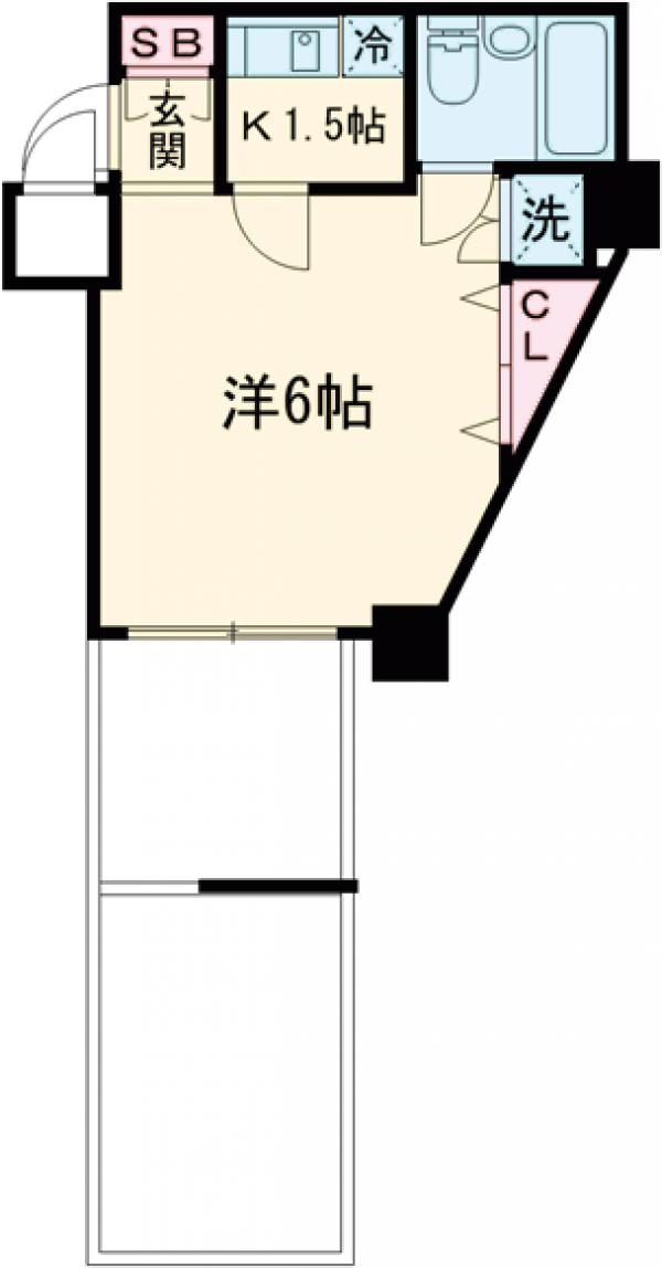 グランレーブ都立大学の間取り