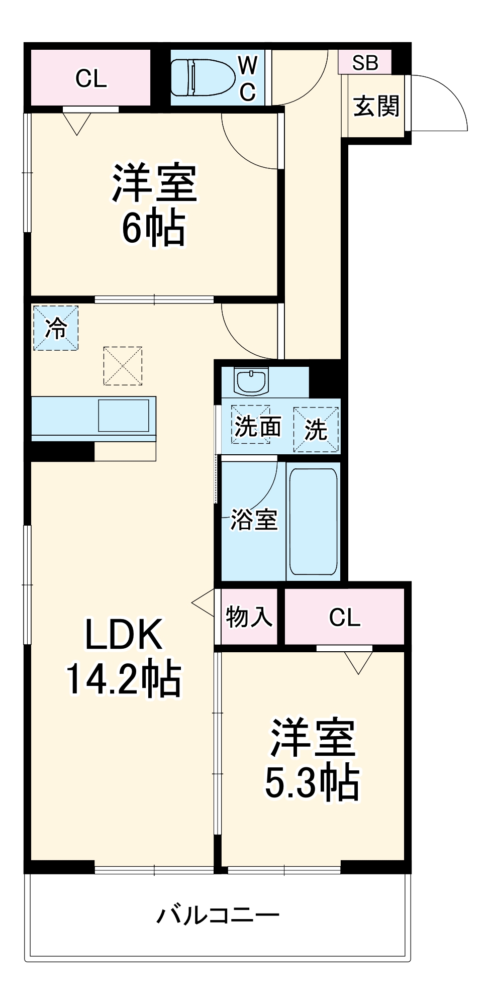 Friedenheimの間取り