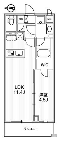 LIME RESIDENCE SHINAGAWA EASTの間取り