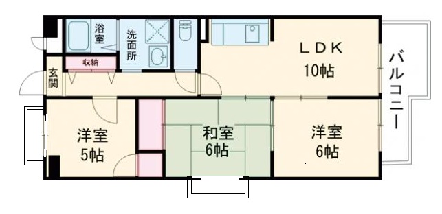 サニークレスト祥山の間取り