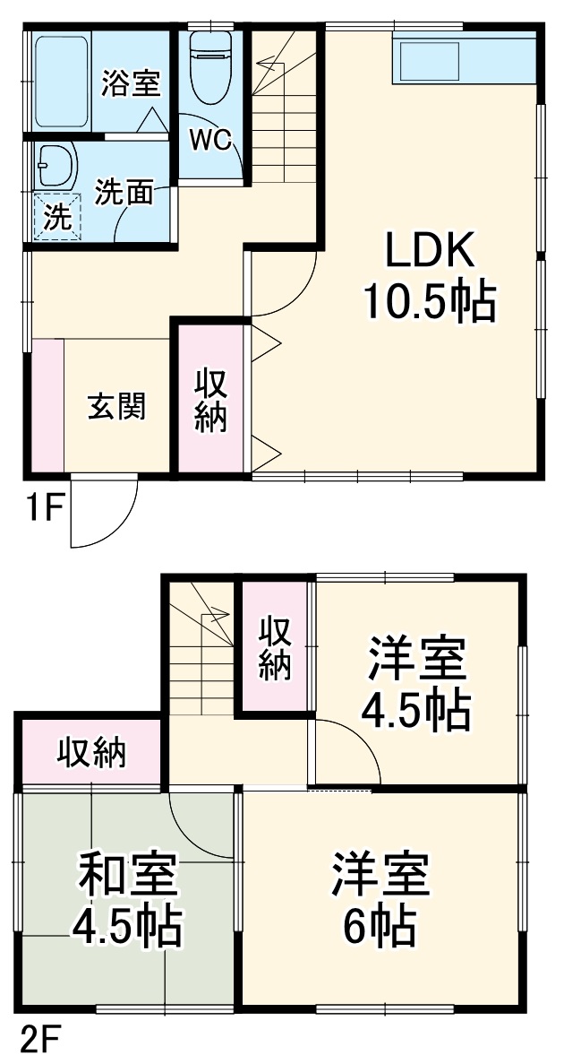 寒川町宮山戸建の間取り