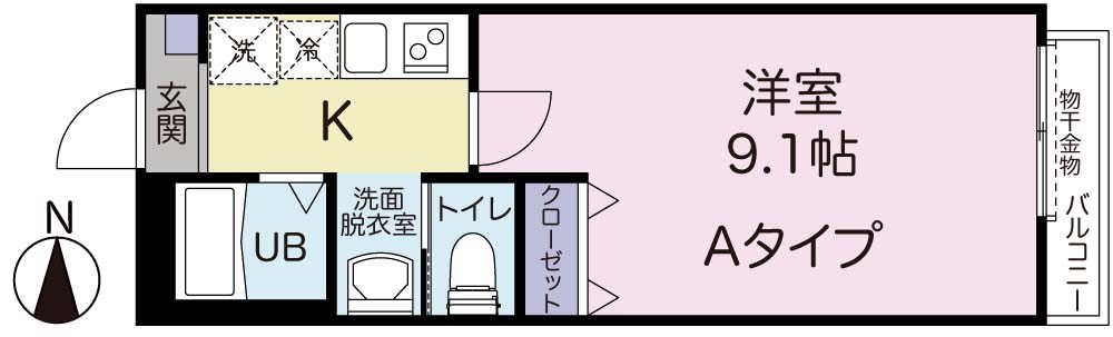 キャメル足立入谷の間取り