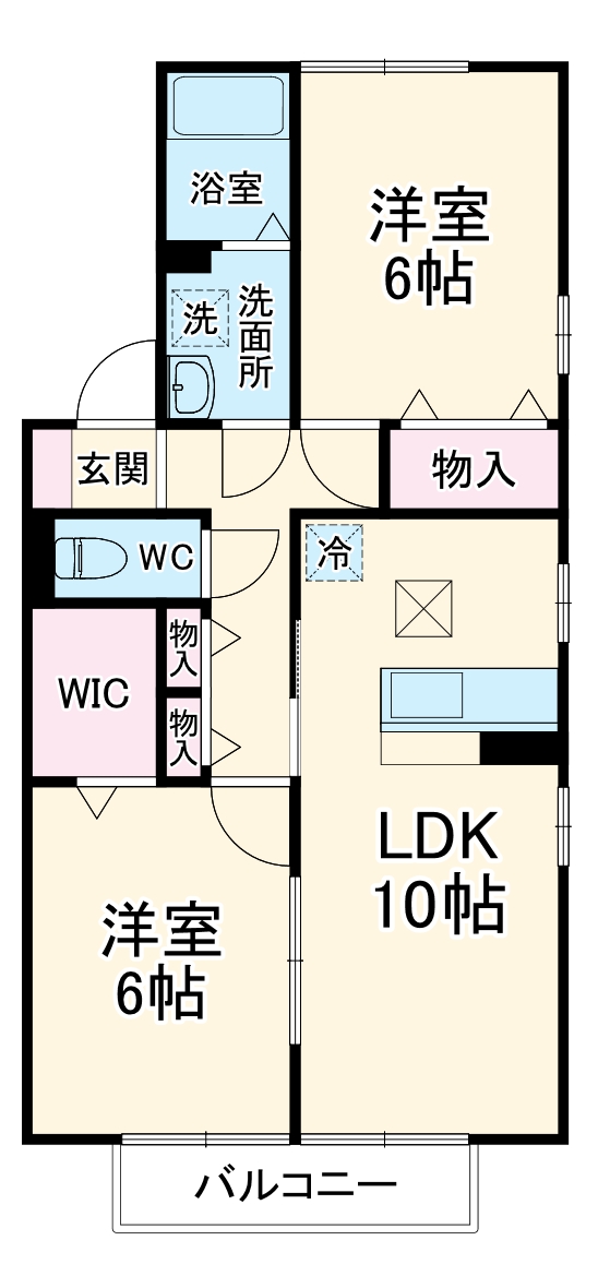 ヴィオーラの間取り