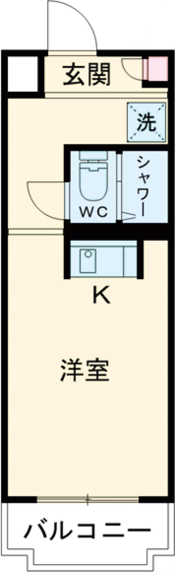 スカイコート阿佐ヶ谷第2の間取り