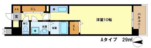 レジーナ錦小路の間取り