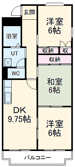 ソジュールの間取り