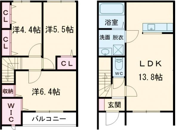 Arietta Bの間取り