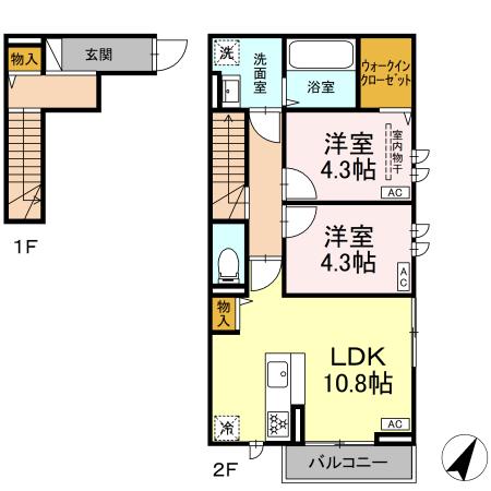 雑司が谷一丁目PJの間取り