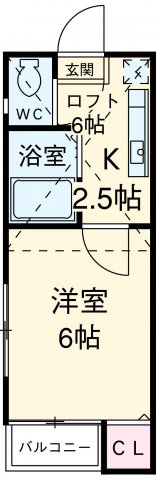 アミティエ喜多山の間取り