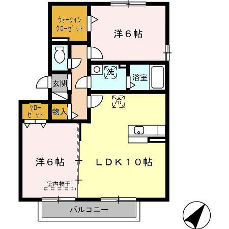 グラス ツインの間取り