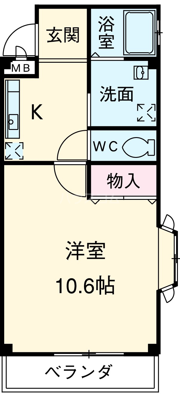 ボヌール・川上の間取り