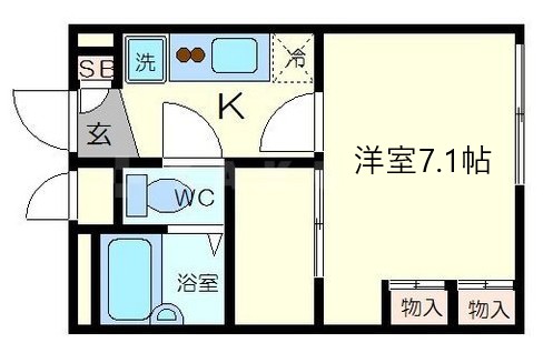 レオパレスMay21石橋の間取り