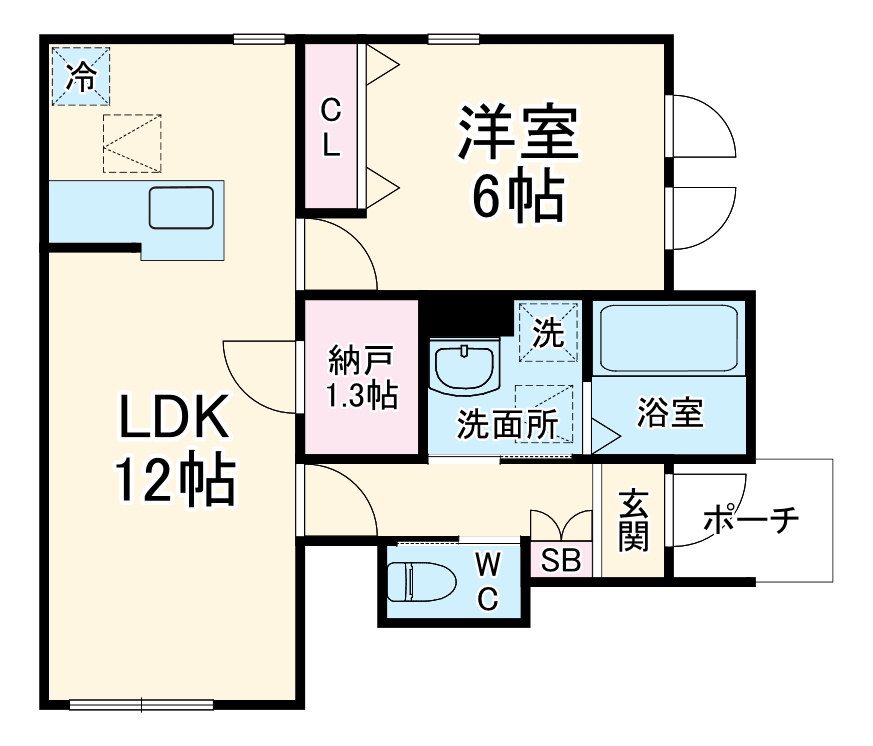 藤沢市藤沢1丁目新築計画の間取り