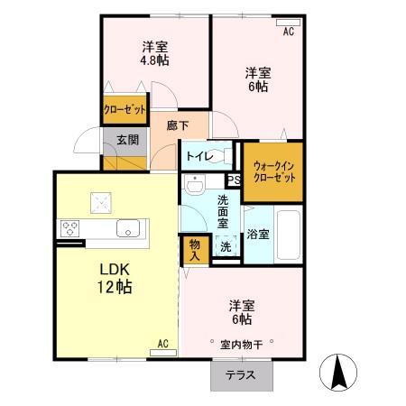 バンブーハイムの間取り