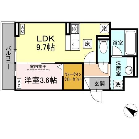 フロッドハーゲンの間取り