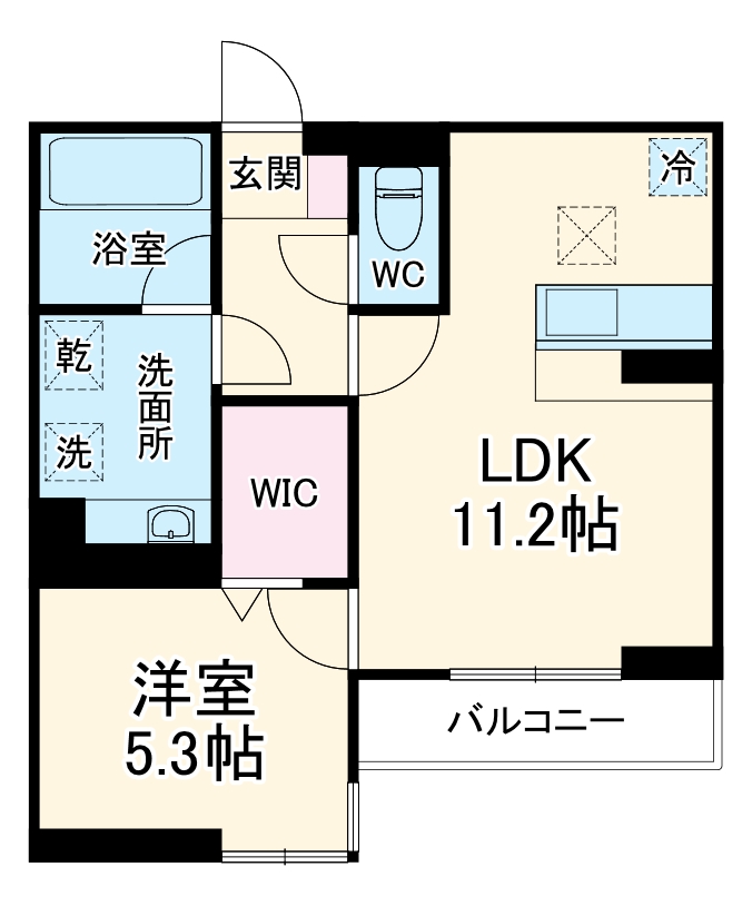ルサンティエ白龍町の間取り