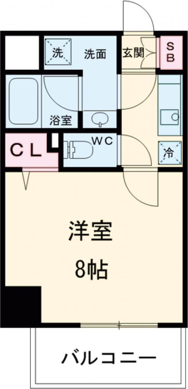PREMIUM CUBE 駒込の間取り