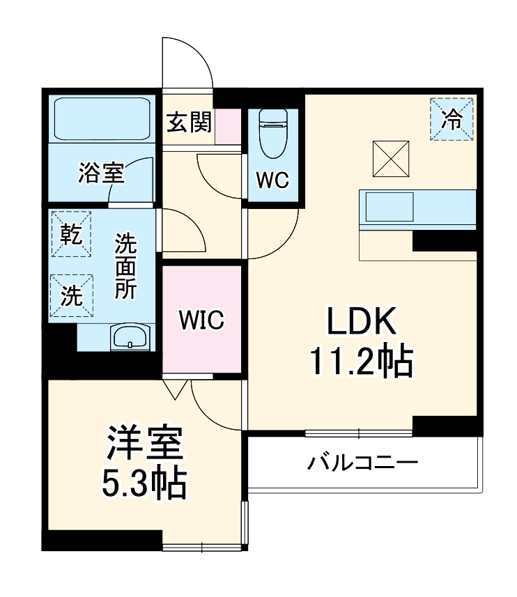 ルサンティエ白龍町の間取り