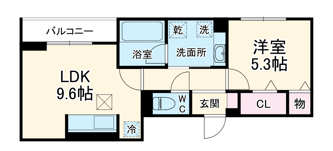 ルサンティエ白龍町の間取り