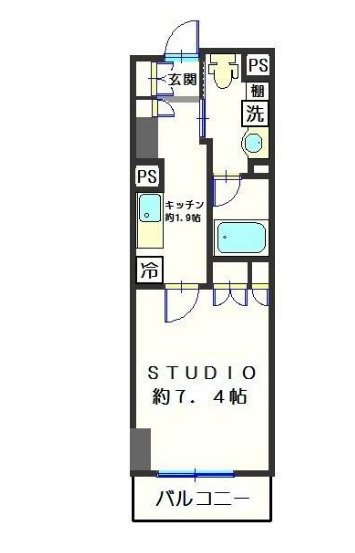 フィールＡ渋谷の間取り