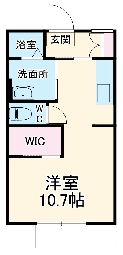 ハリープラザ三陽Kの間取り
