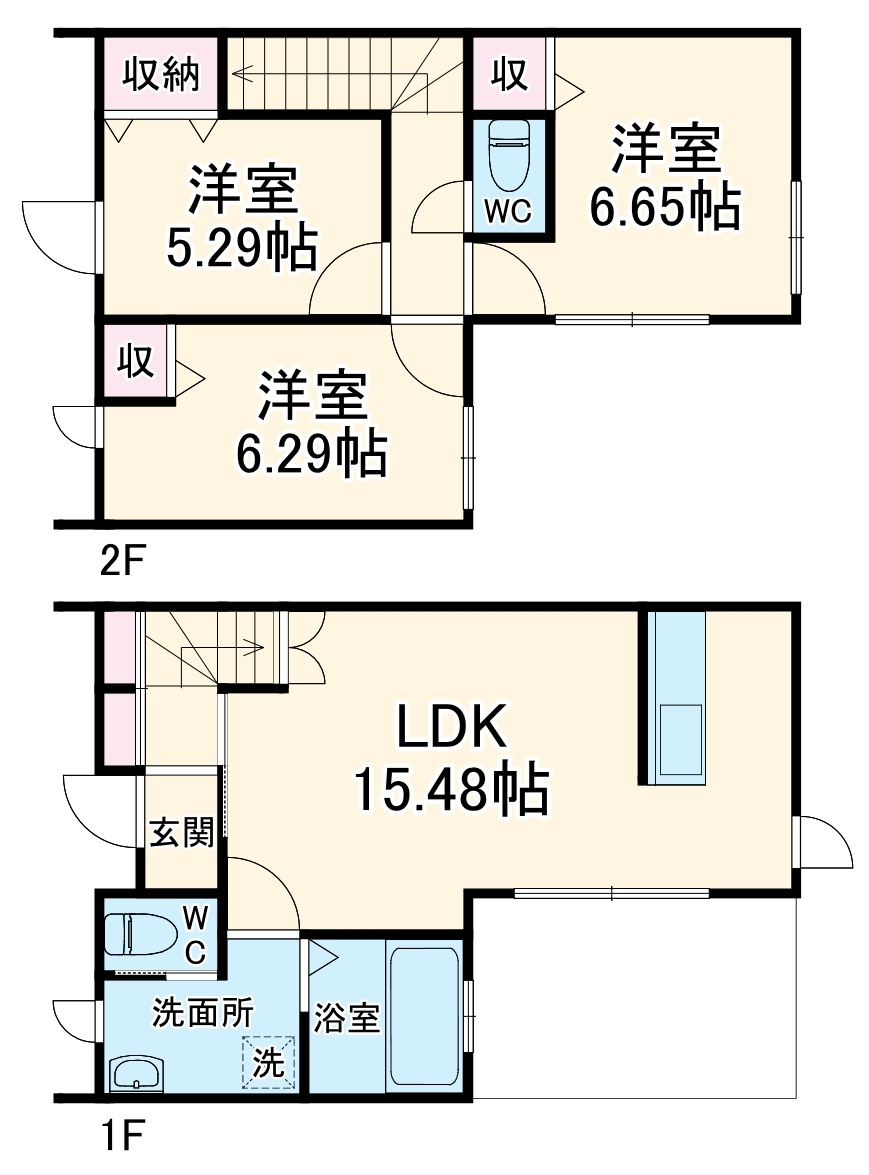瀧本様新築戸建ての間取り