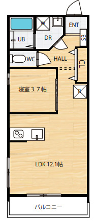 春風のROYAL LOUNGEの間取り