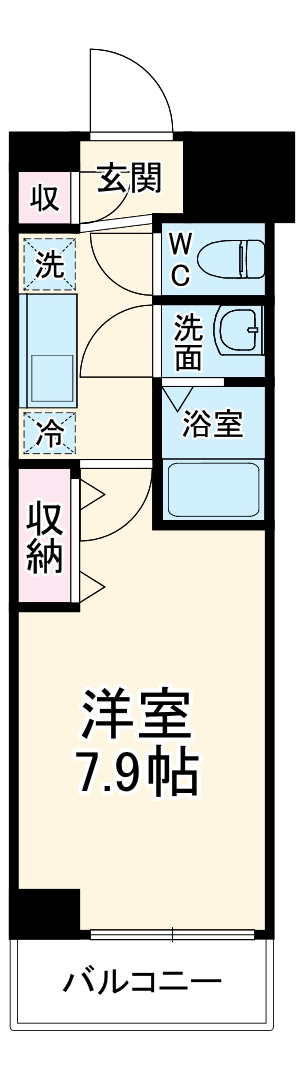 アドバンス京都烏丸グルーブの間取り