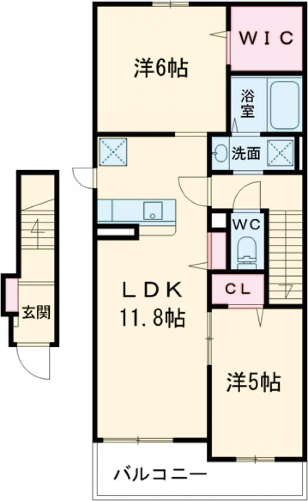 テラス南の間取り