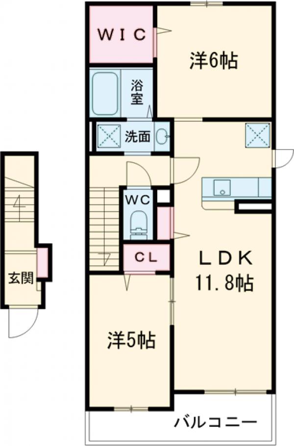 テラス南の間取り