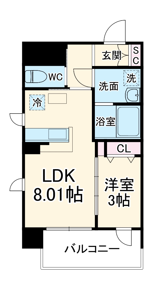 Live Flat塚本新北野の間取り