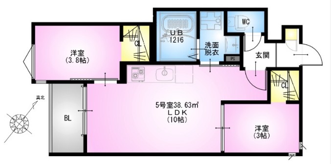 REGALEST 柏Annexの間取り