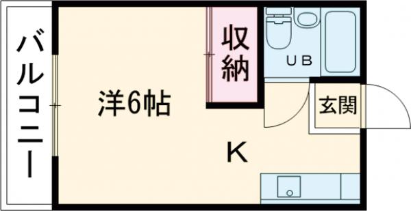 コーポ緑苑の間取り
