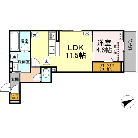D Paina あざみ野Ⅱの間取り