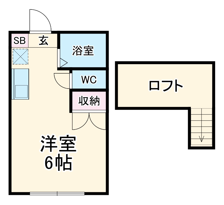 サニースマイル三ツ井の間取り