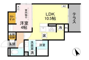 Asset-Court調布柴崎の間取り