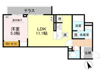 Asset-Court調布柴崎の間取り