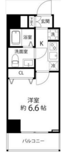 フロンティアコンフォート鶴見市場の間取り