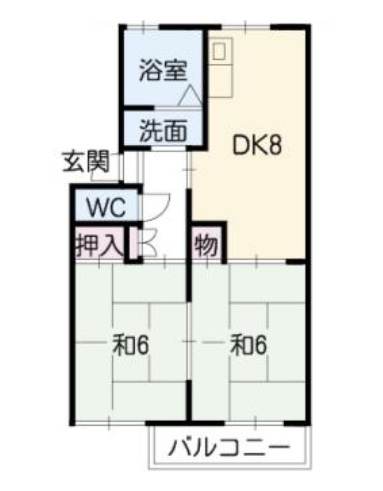 マルシンハイツAの間取り