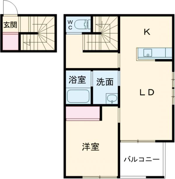 Casa soleggiataの間取り