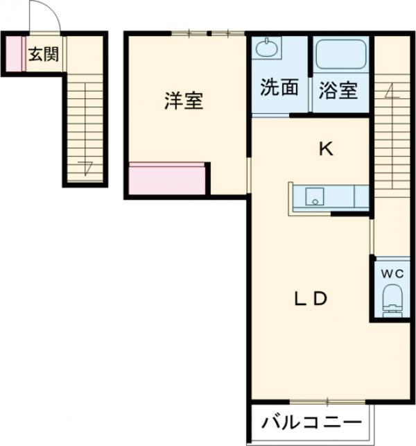 Casa soleggiataの間取り