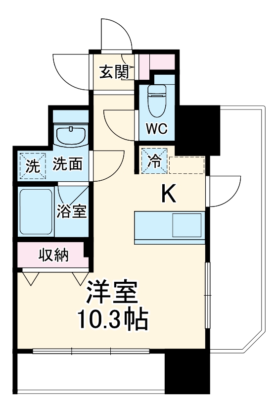 ＴＯＰＡＺ本厚木の間取り