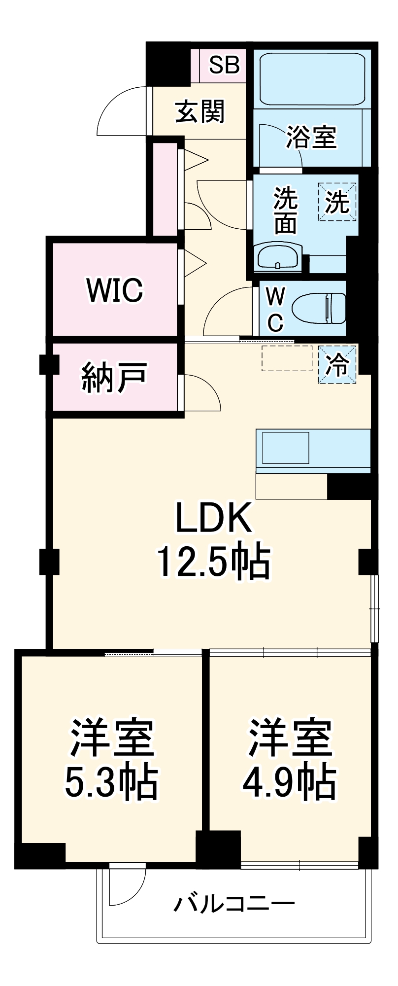 ルミナテラス上町台の間取り