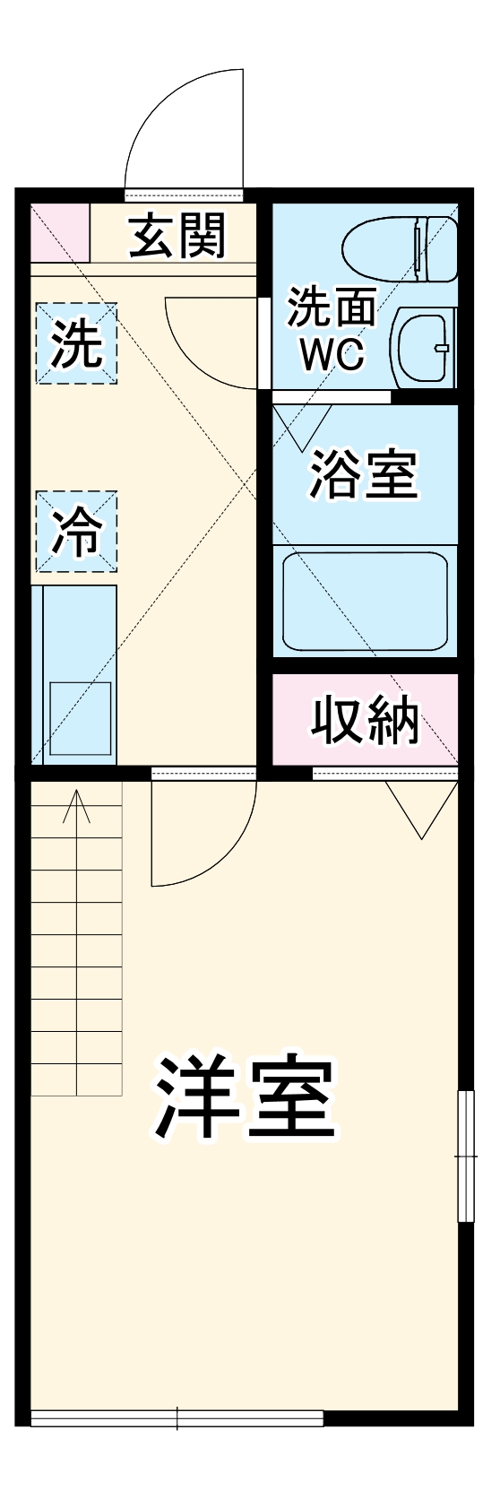 アザーレ・パッシオ白楽の間取り