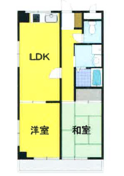 熊谷朝日ハイツの間取り
