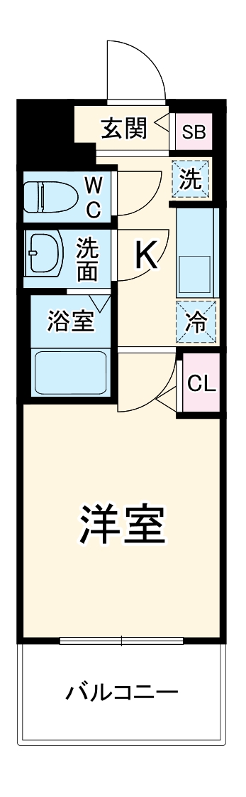 富士見町の完工年月(2025年5月)築の賃貸マンションの間取り