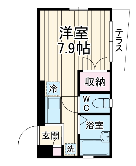 ヒルズ元町の間取り