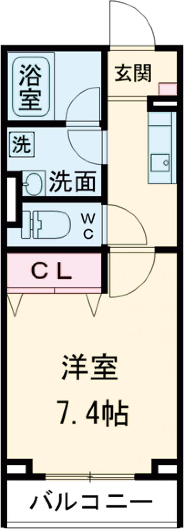 スカイグランデ青戸の間取り