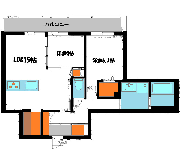 2/24 間取