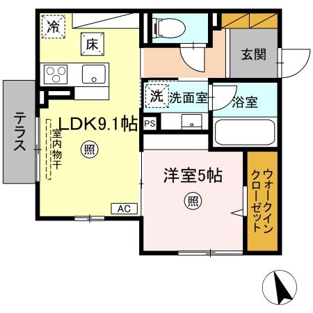 レーヴ・ウェル葉山の間取り